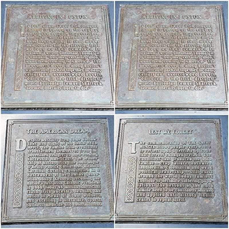 Boston Irish Famine Memorial image. Click for full size.
