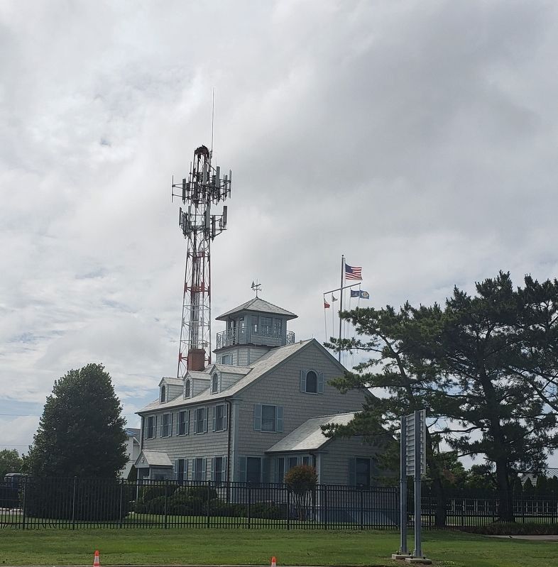 The old Coast Guard station is now the headquarters of the Delaware Pilot's Association. image. Click for full size.