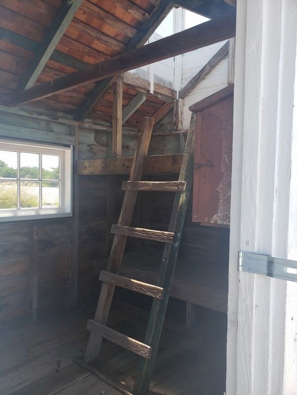 Interior of the Spotter House with access to the observation platform. image. Click for full size.