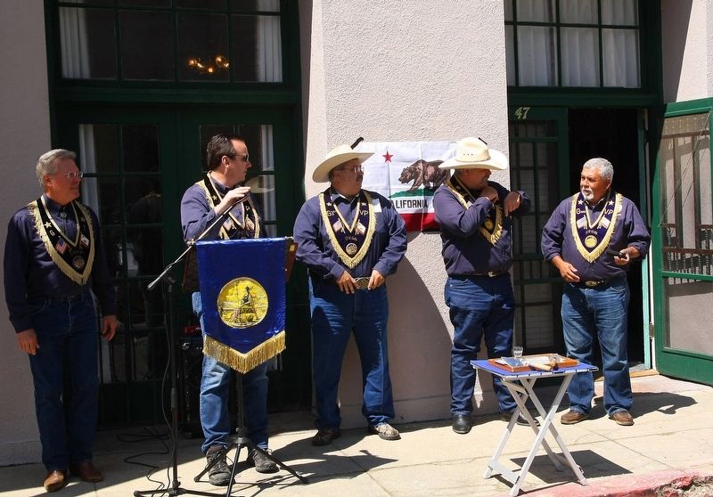 Constitution Saloon Marker Dedication image. Click for full size.