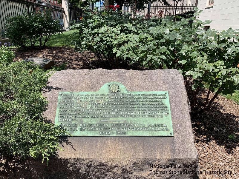 George Washington Bicentennial Marker image. Click for full size.