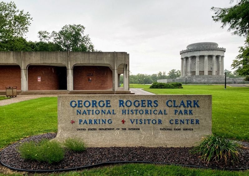 George Rogers Clark NHP Visitor Center image. Click for full size.