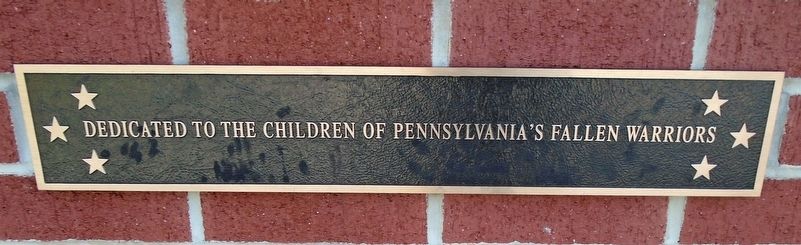 The Children of Pennsylvania's Fallen Warriors Marker image. Click for full size.