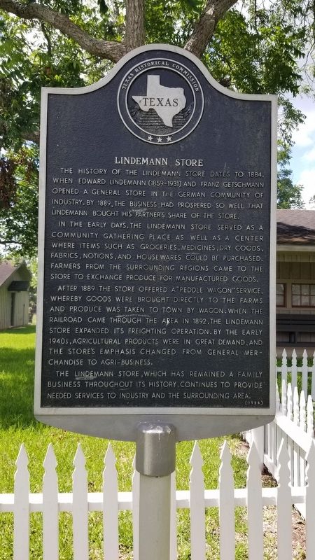 Lindemann Store Marker image. Click for full size.