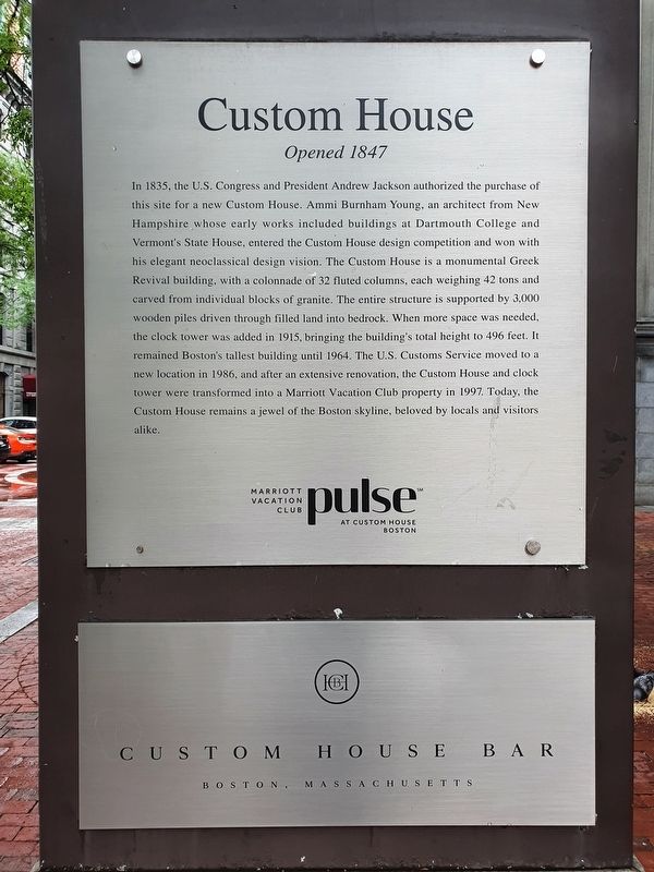 Custom House Marker image. Click for full size.