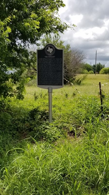The Mike Muckleroy Marker is next to the fence image. Click for full size.