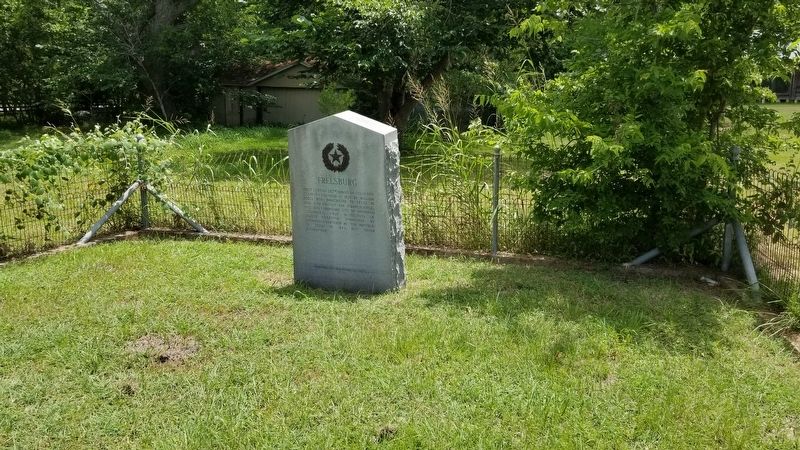 The Frelsburg Marker along the highway image. Click for full size.