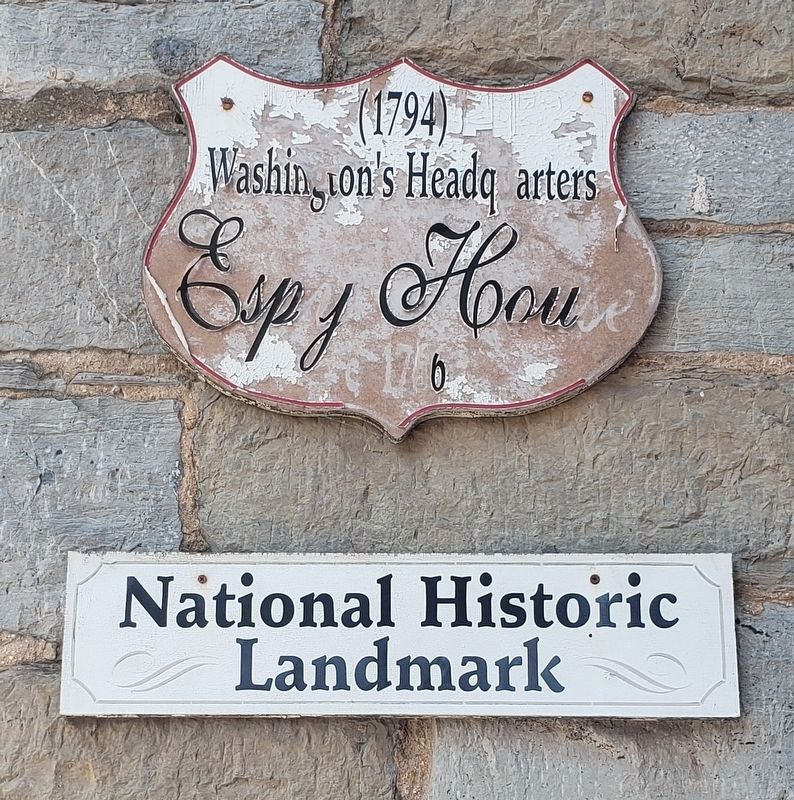 Additional Espy House Marker image. Click for full size.
