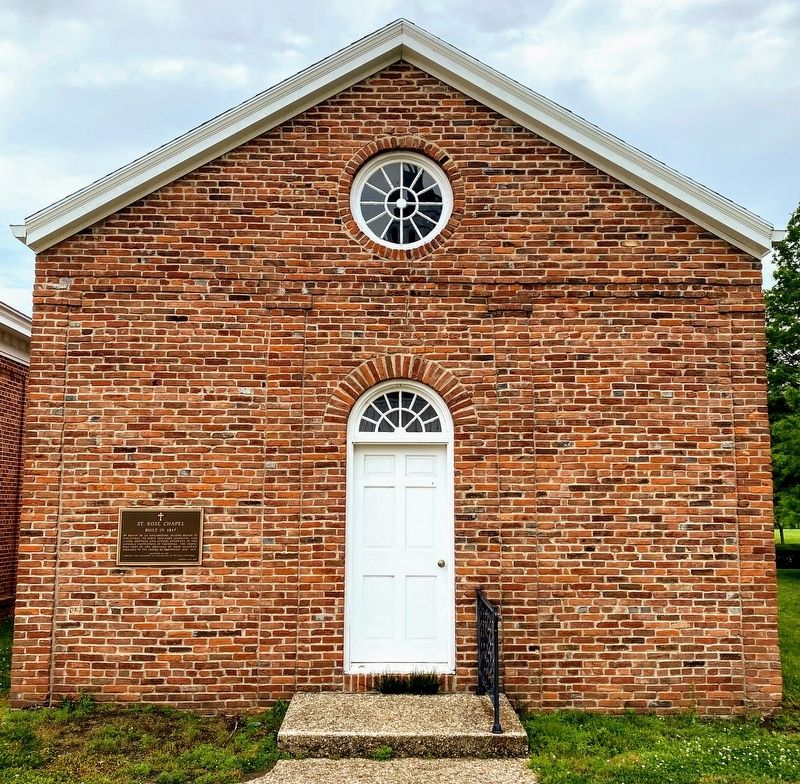 St. Rose Chapel Marker image. Click for full size.