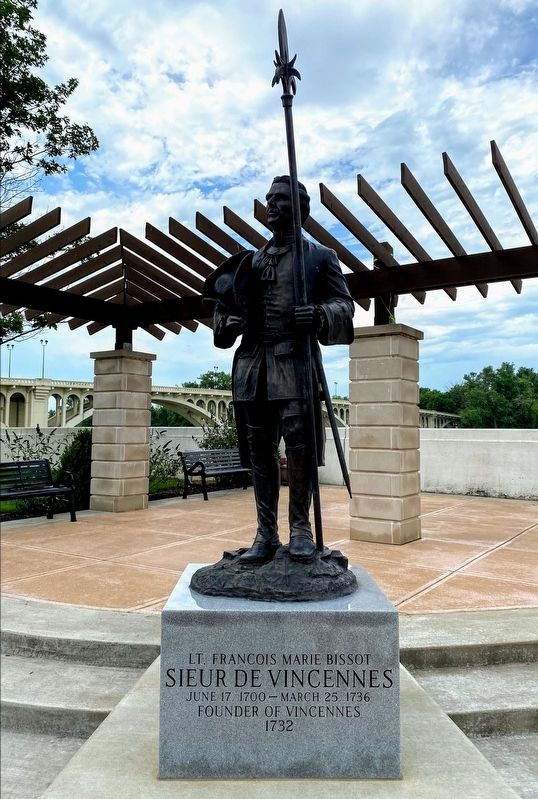Sieur De Vincennes Marker image. Click for full size.