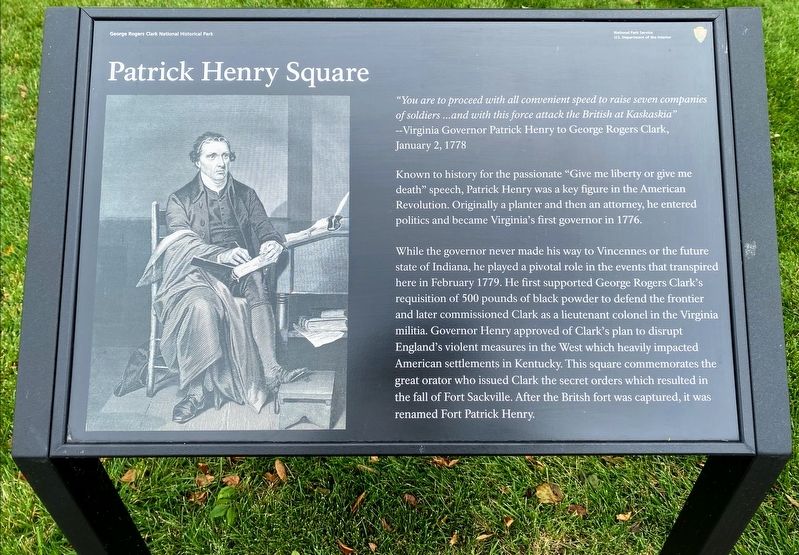 Patrick Henry Square Marker image. Click for full size.