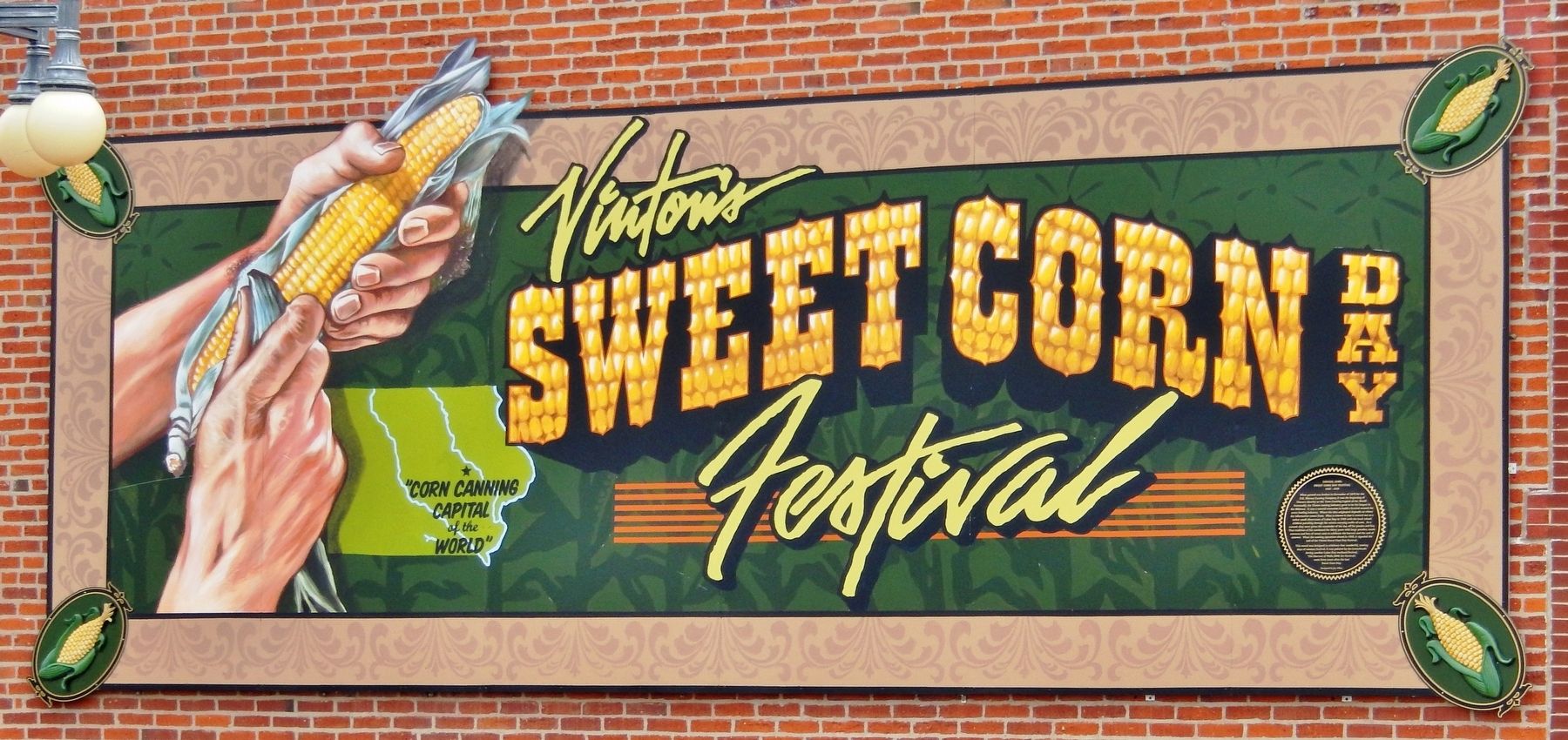 Sweet Corn Day Festival Mural image, Touch for more information