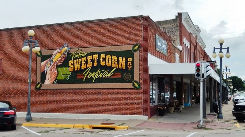 Sweet Corn Day Festival Mural & Marker image. Click for full size.