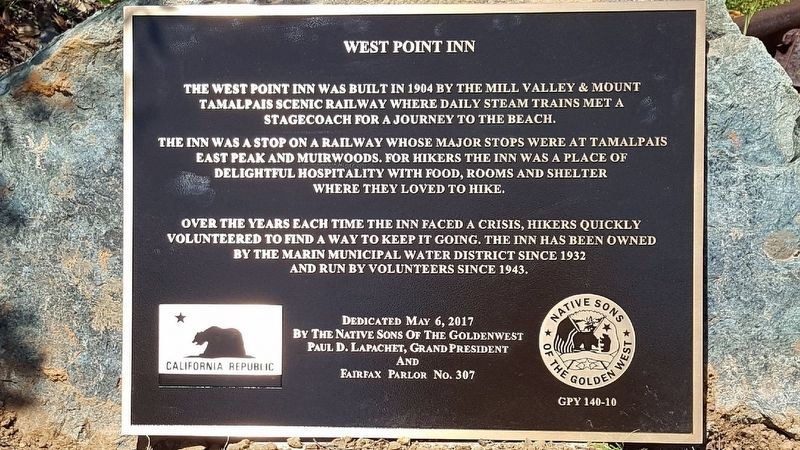 West Point Inn Marker image. Click for full size.
