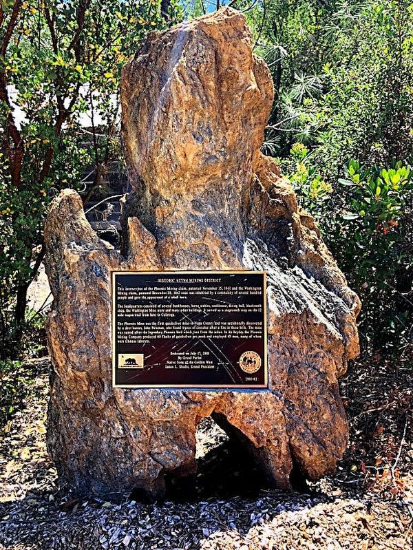 Historic Aetna Mining District Monument image. Click for full size.
