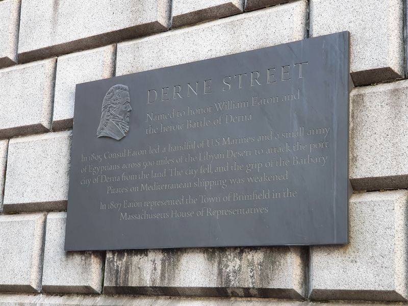 Derne Street Marker. Click for full size. Derne Street Marker image. Click for full size.