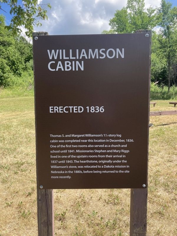 Williamson Cabin Marker image. Click for full size.