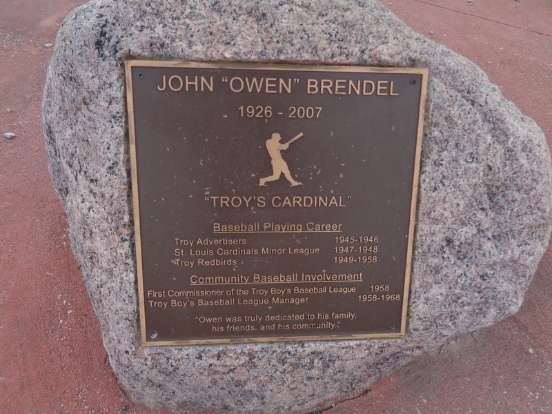 John "Owen" Brendel Marker image. Click for full size.