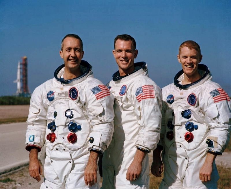 Apollo 9 crew image. Click for full size.