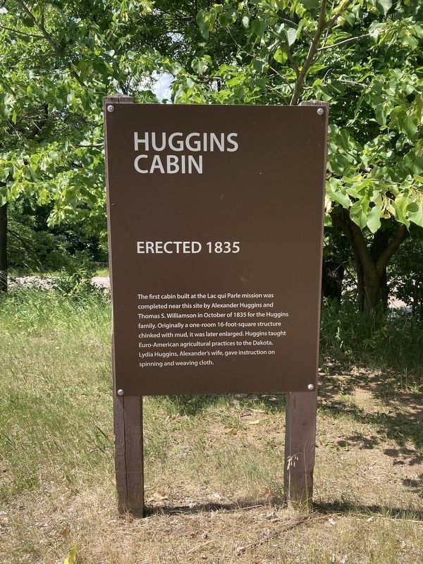 Huggins Cabin Marker image. Click for full size.