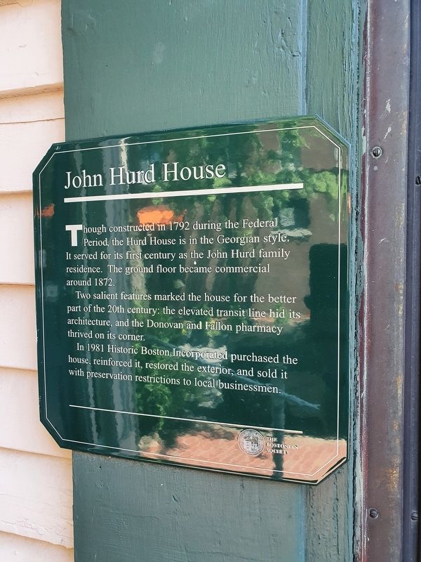 John Hurd House Marker image. Click for full size.
