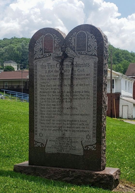 The Ten Commandments Marker image. Click for full size.