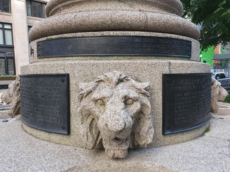 George Thorndike Angell Markers. Click for full size. George Thorndike Angell Markers image. Click for full size.