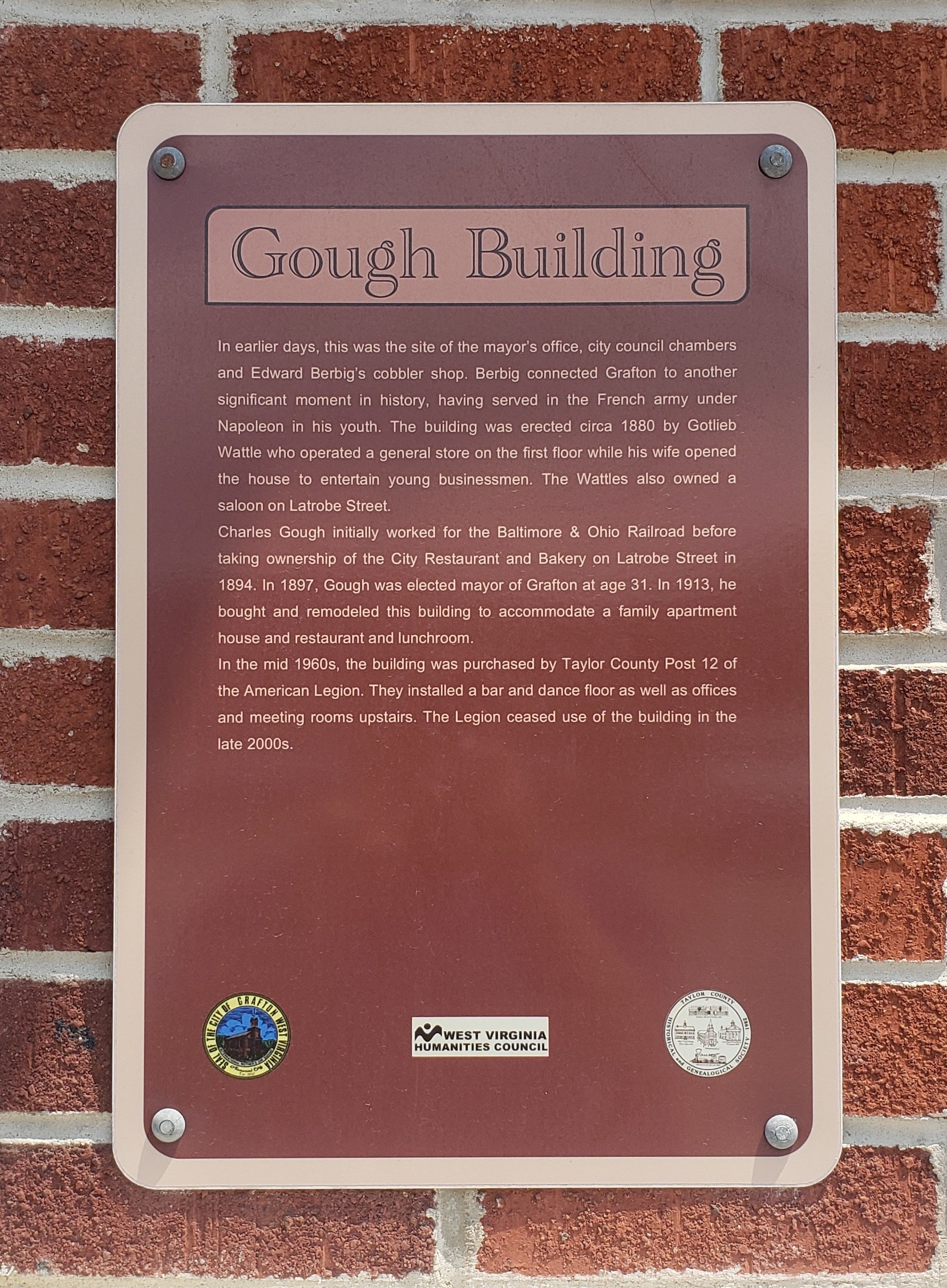 Gough Building Marker
