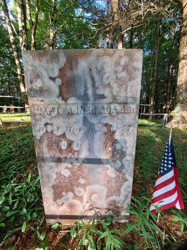 Abner Adams grave image. Click for full size.