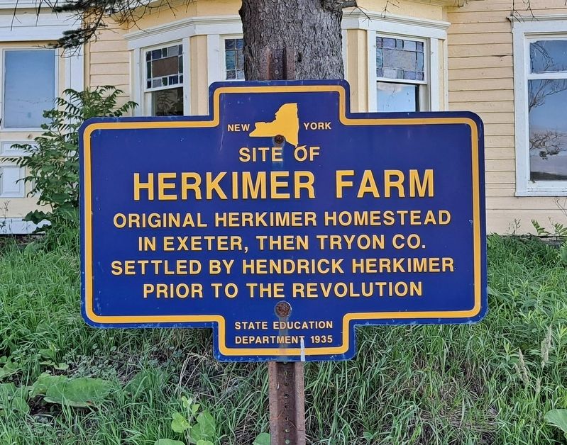 Site of Herkimer Farm Marker image. Click for full size.