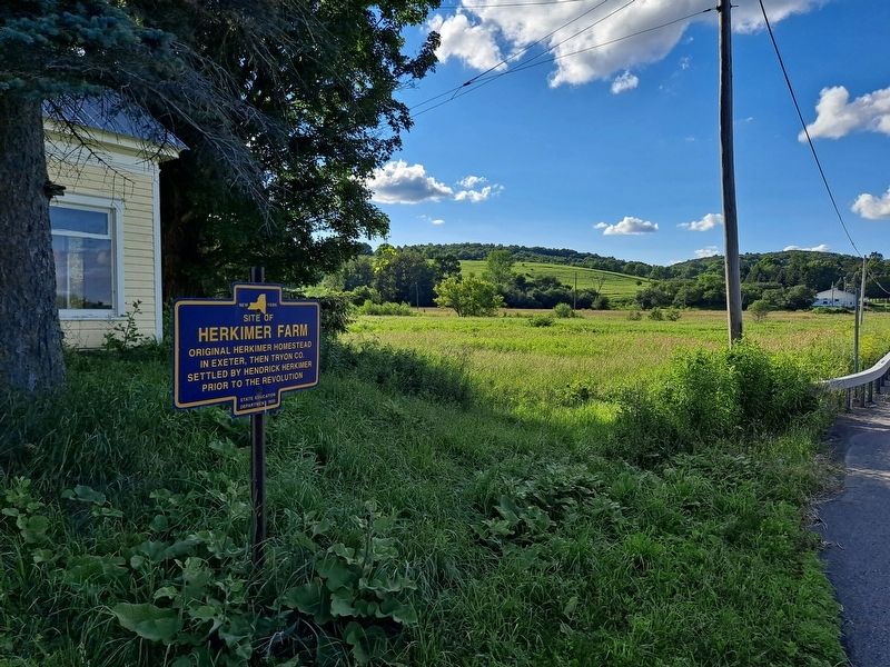 Site of Herkimer Farm Marker image. Click for full size.
