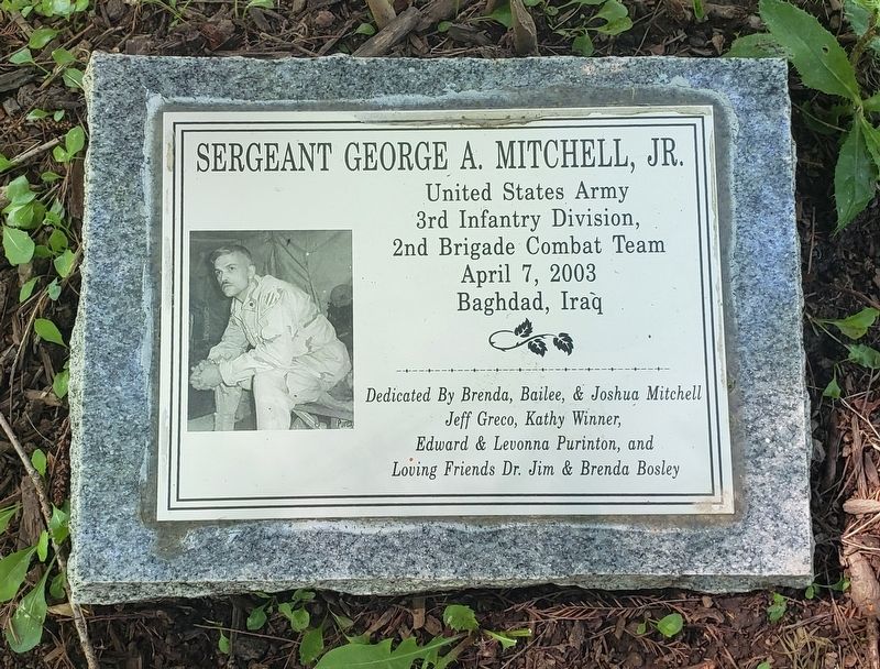 Sergeant George A. Mitchell, Jr. Marker image. Click for full size.
