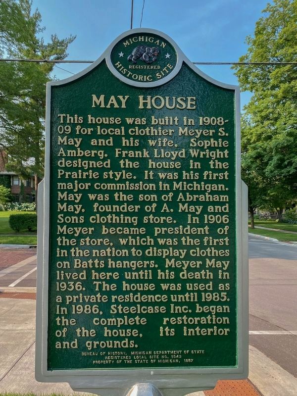 May House Marker image. Click for full size.