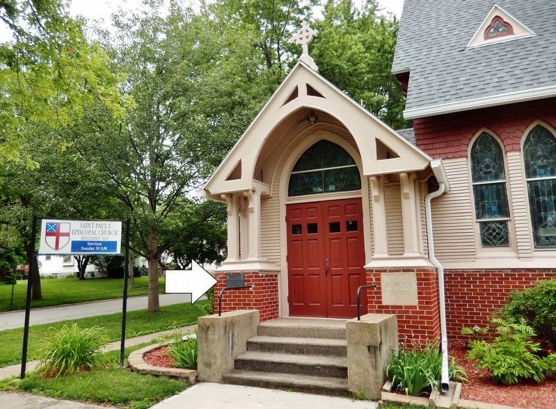 St. Paul's Episcopal Church Marker. Click for full size. St. Paul's Episcopal Church Marker image. Click for full size.