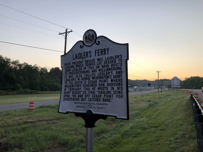 Laidler's Ferry Marker image. Click for full size.