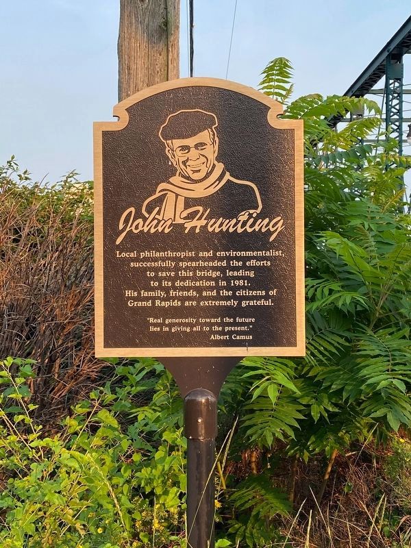 John Hunting - Spearheaded efforts to save the bridge. image. Click for full size.