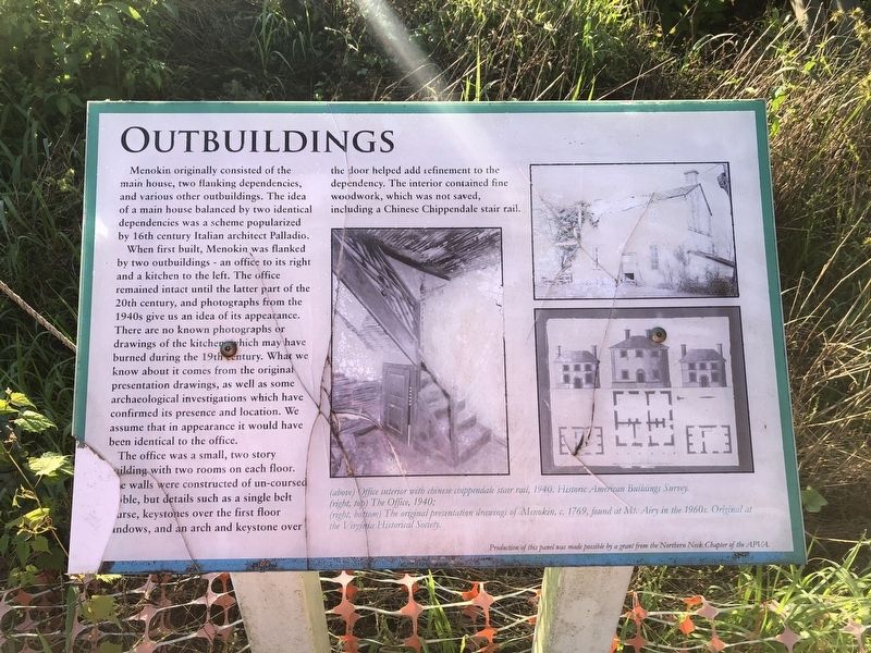Outbuildings Marker. Click for full size. Outbuildings Marker image. Click for full size.