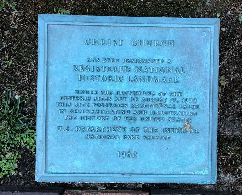 National Historic Landmark plaque on the grounds image. Click for full size.