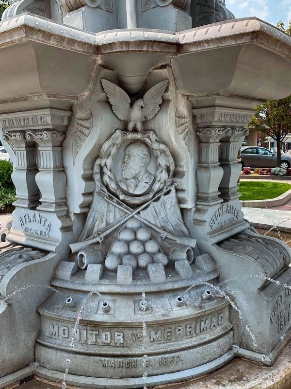 Kent County Civil War Monument & Fountain Marker. Click for full size. Kent County Civil War Monument & Fountain Marker image. Click for full size.