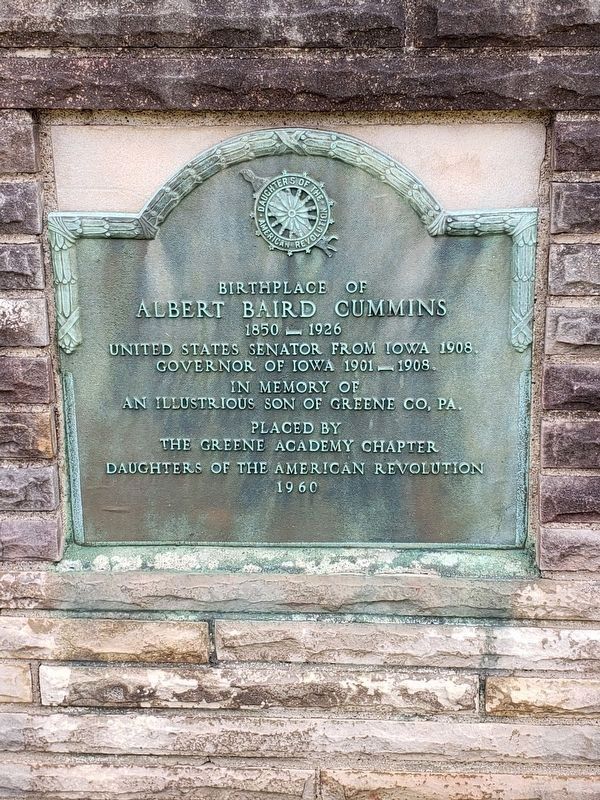 Birthplace of Albert Baird Cummins Marker image. Click for full size.