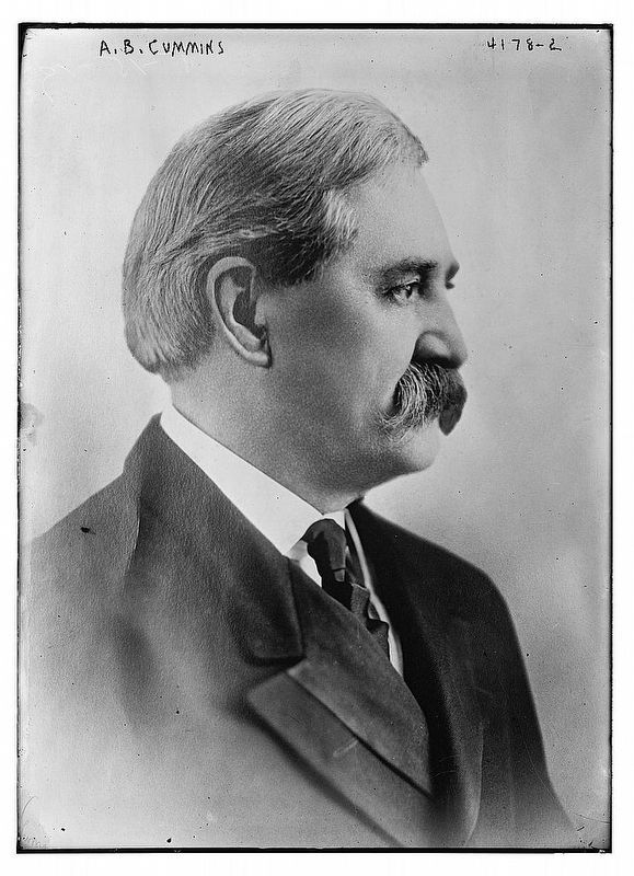Albert Baird Cummins circa 1917. Click for full size. Albert Baird Cummins circa 1917 image. Click for full size.