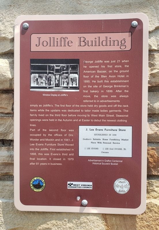 Jolliffe Building Marker image. Click for full size.