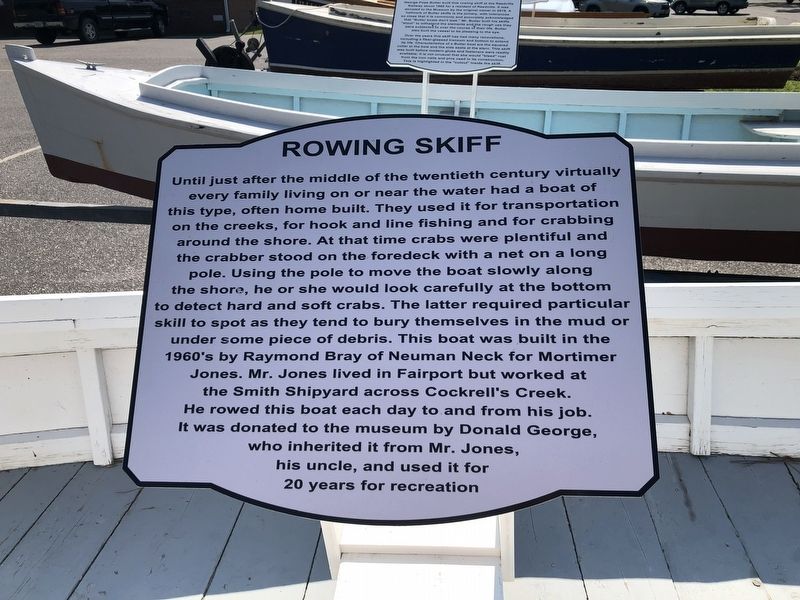 Rowing Skiff Marker image. Click for full size.