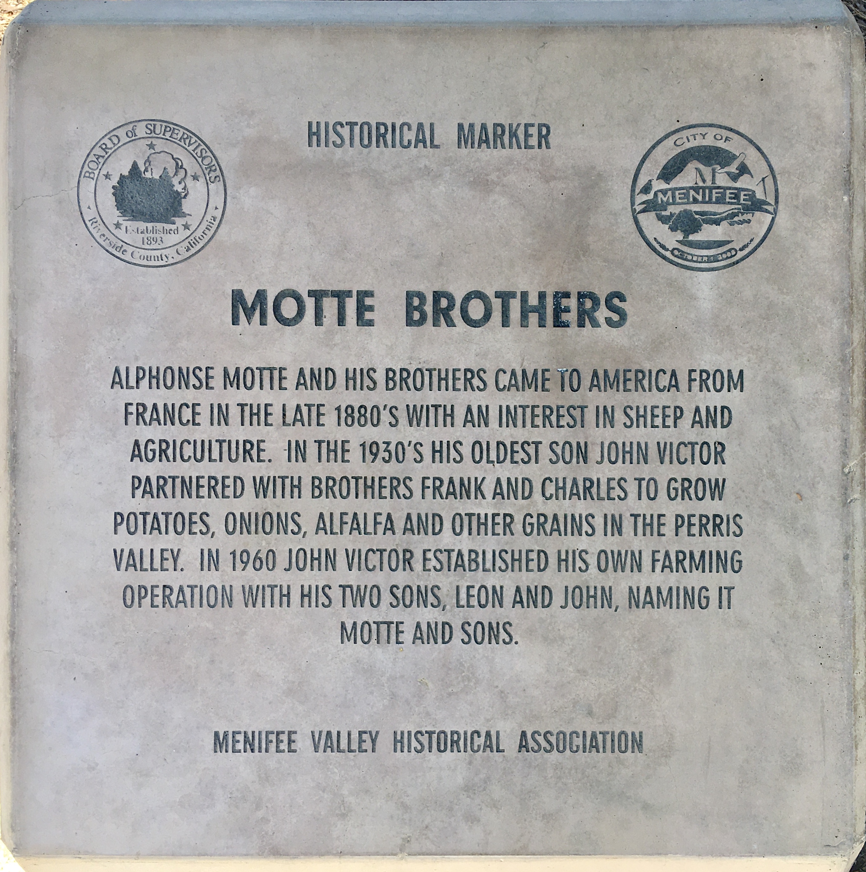 Motte Brothers Marker