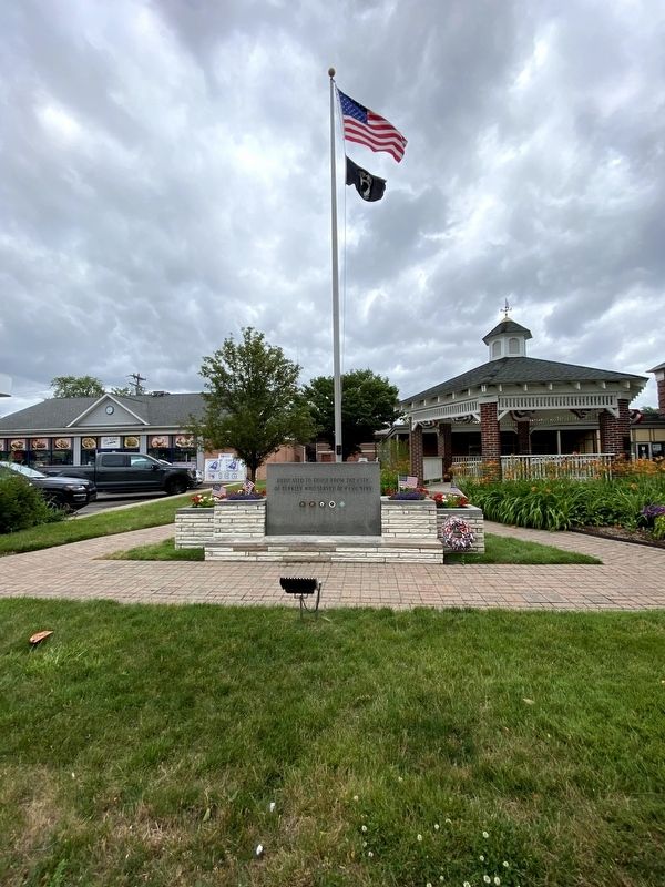 Berkley Veterans Memorial. Click for full size. Berkley Veterans Memorial image. Click for full size.