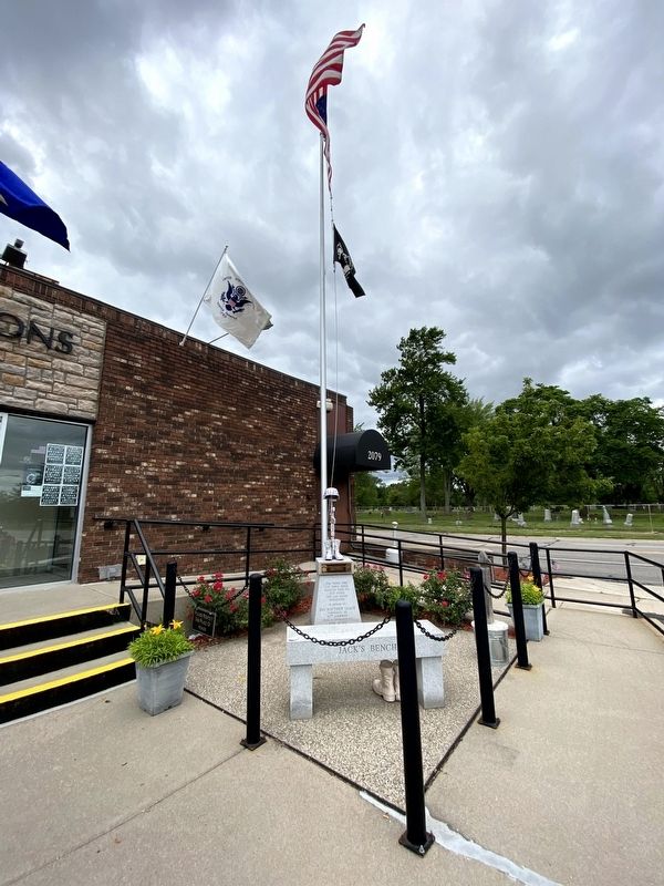 American Legion Post 374 Veterans Memorial. Click for full size. American Legion Post 374 Veterans Memorial image. Click for full size.