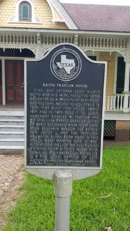 Keith-Traylor House Marker image. Click for full size.