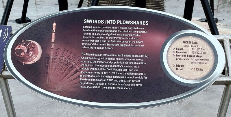 Swords Into Plowshares Marker image. Click for full size.