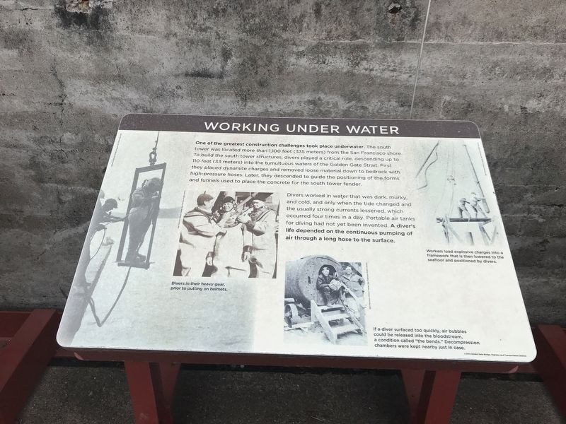 Working Under Water Marker image. Click for full size.