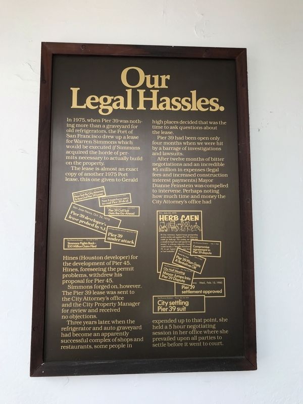 Our Legal Hassles Marker image. Click for full size.